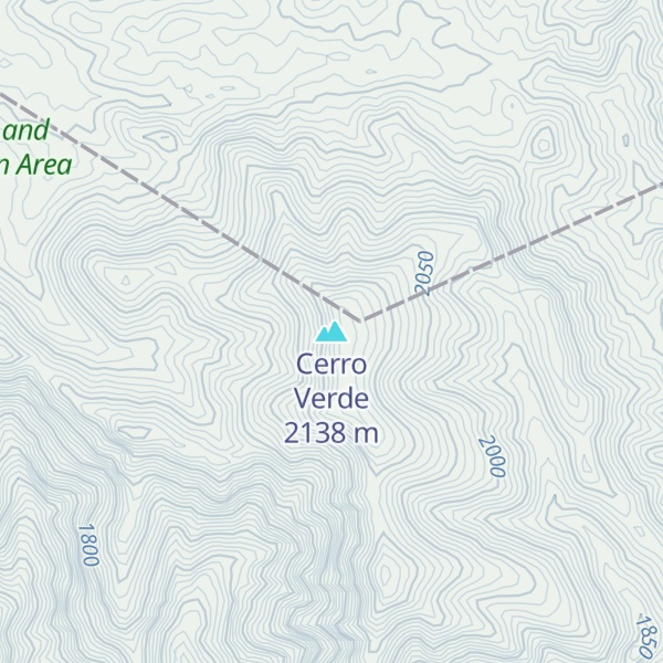 Map of Cerro Verde