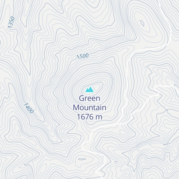 Map of Green Mountain