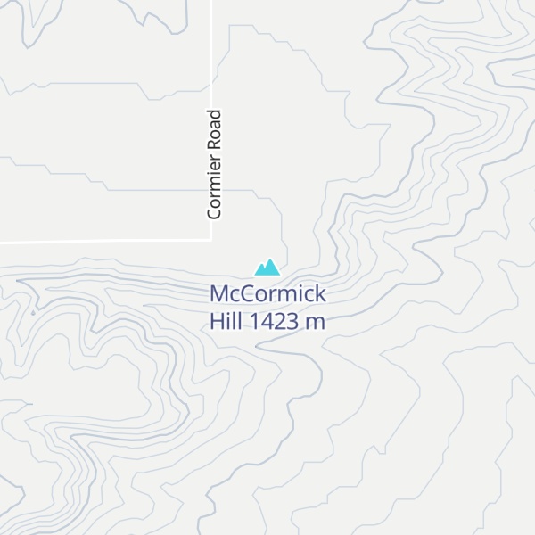 Map of McCormick Hill