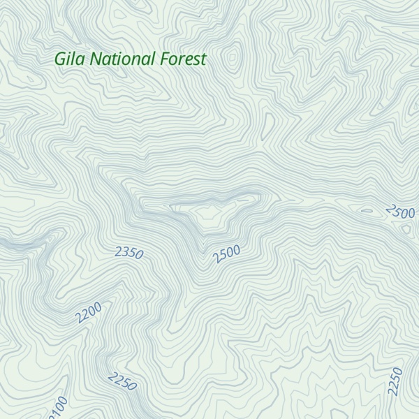 Map of Shelley Peak