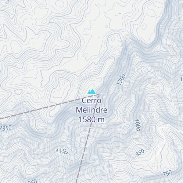 Map of Cerro Melindre