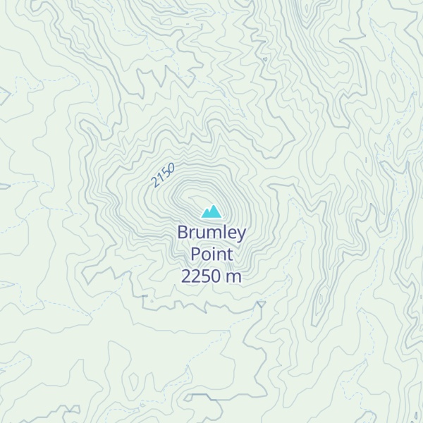Map of Brumley Point