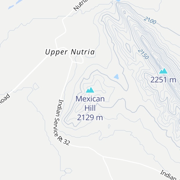Map of Mexican Hill