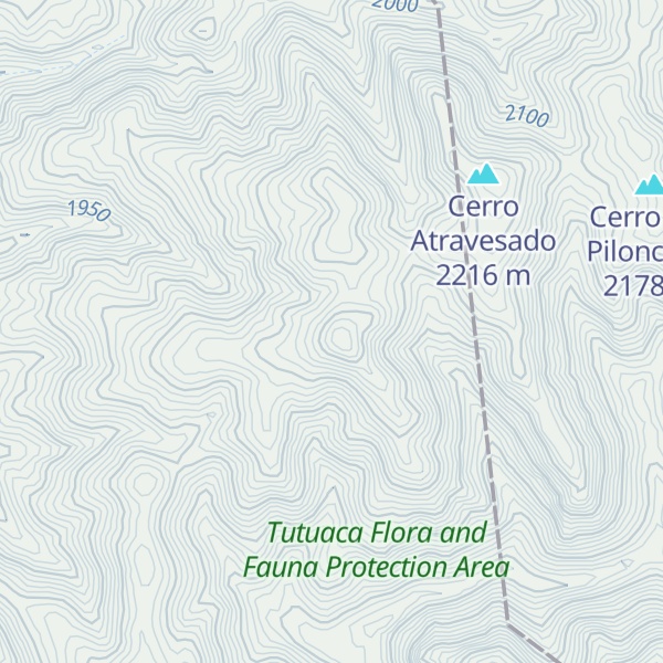 Map of Cerro Alcaparrosa