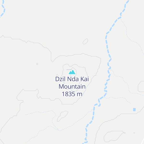 Map of Dzil Nda Kai Mountain