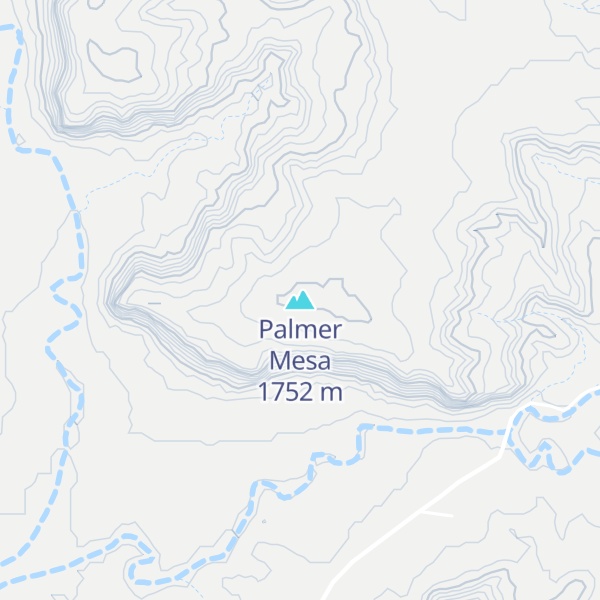 Map of Palmer Mesa
