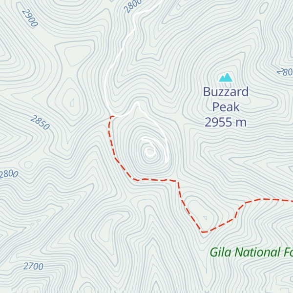 Map of Eagle Peak