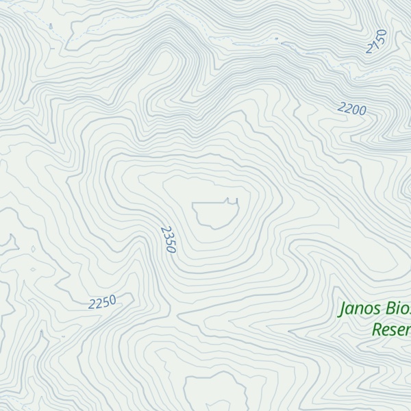 Map of Mesa Lencho