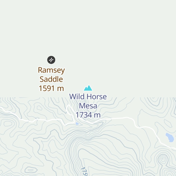 Map of Wild Horse Mesa
