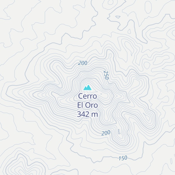 Map of Cerro El Oro