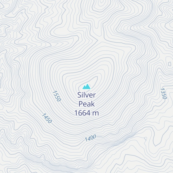 Map of Silver Peak