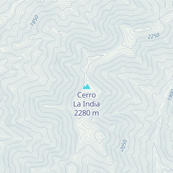 Map of Cerro La India