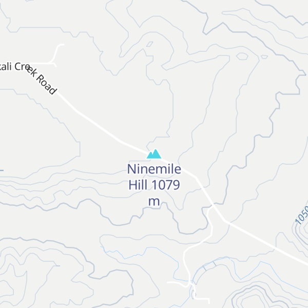 Map of Ninemile Hill