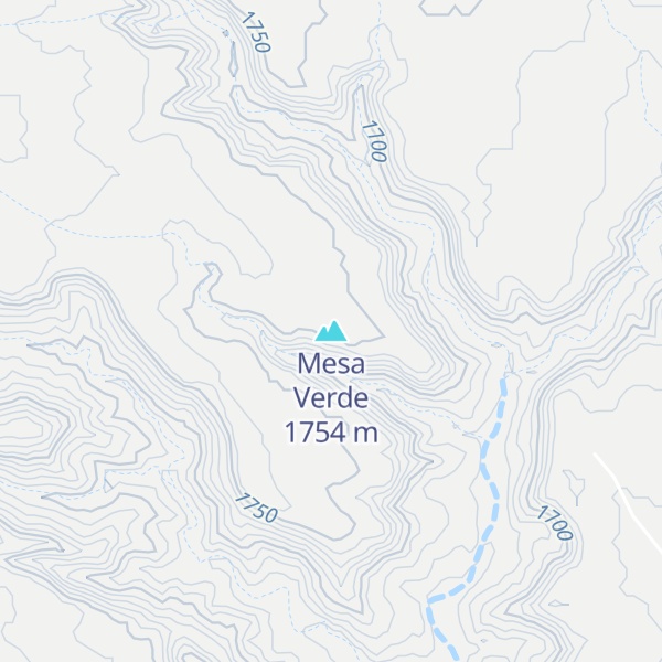 Map of Mesa Verde