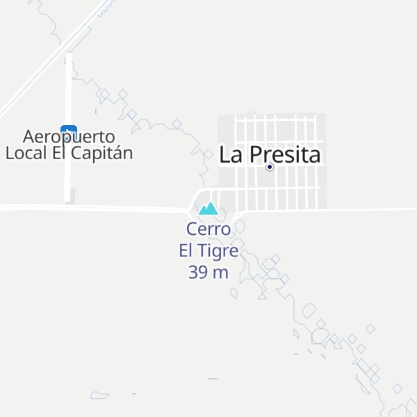 Map of Cerro El Tigre