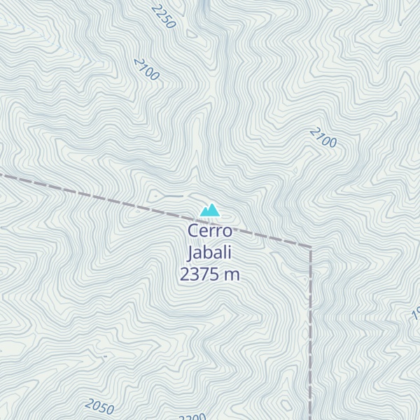 Map of Cerro Jabali