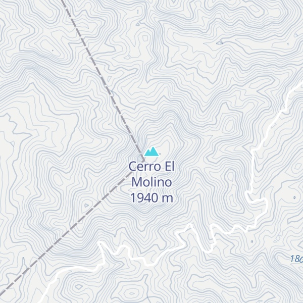 Map of Cerro El Molino