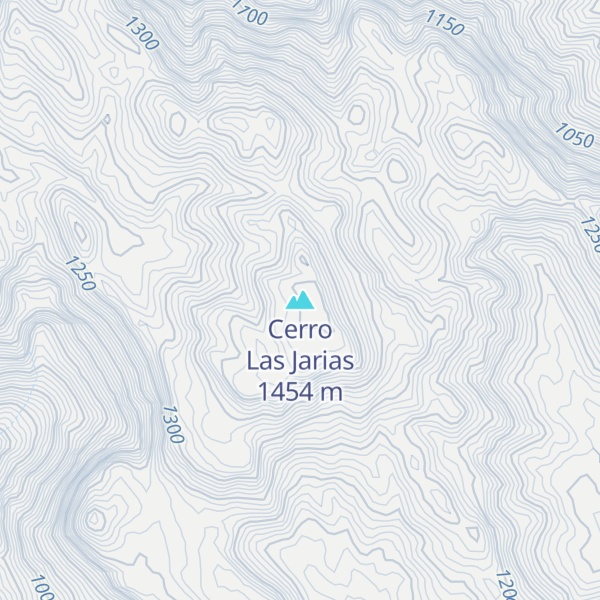 Map of Cerro Las Jarias