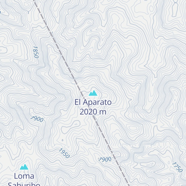 Map of El Aparato
