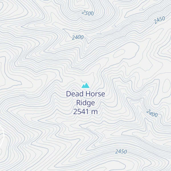 Map of Dead Horse Ridge