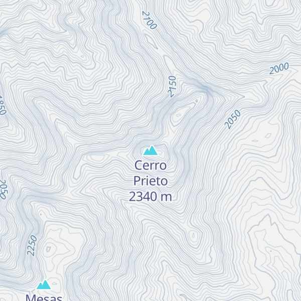 Map of Cerro Prieto