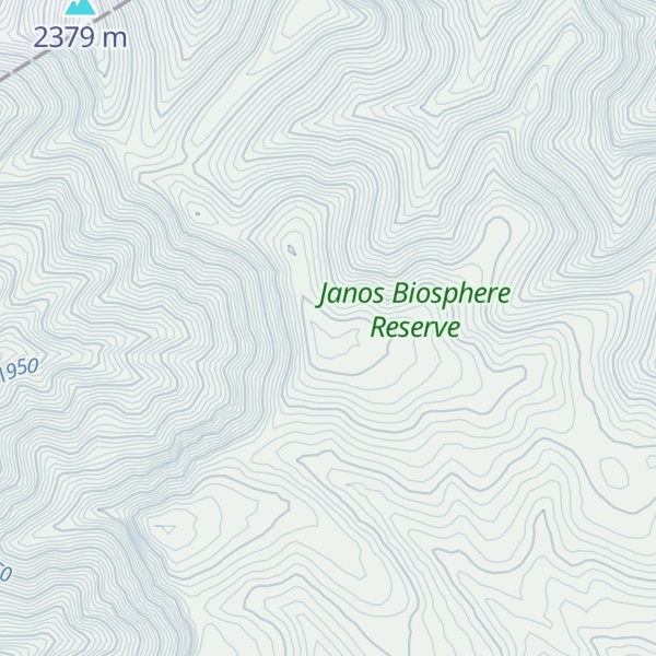 Map of Cerro Tia Juana