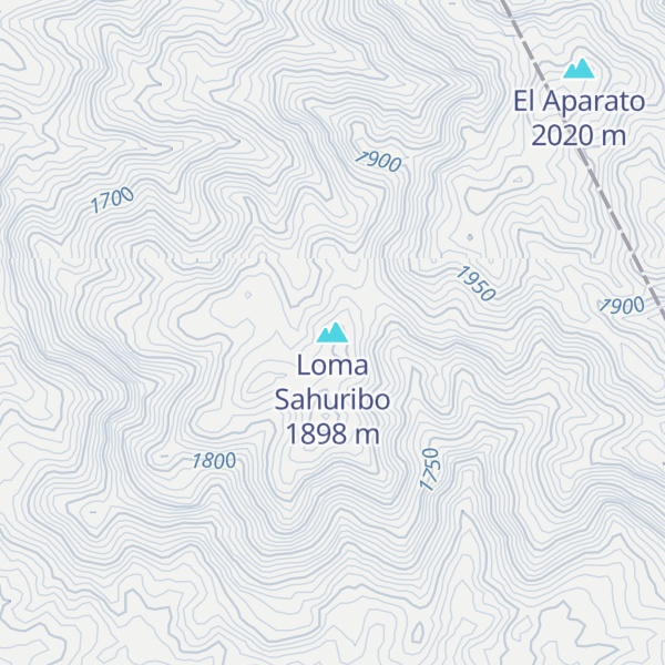 Map of Loma Sahuribo