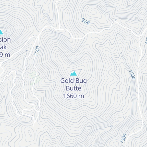 Map of Gold Bug Butte