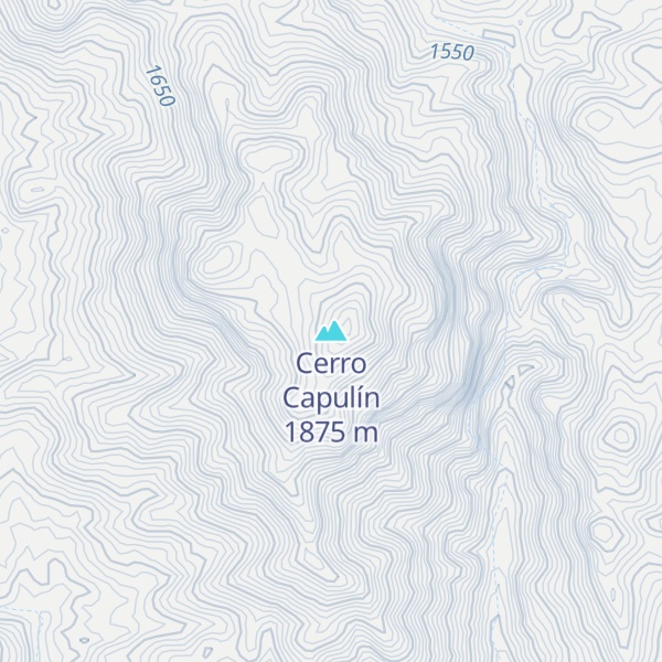 Map of Cerro Capulín