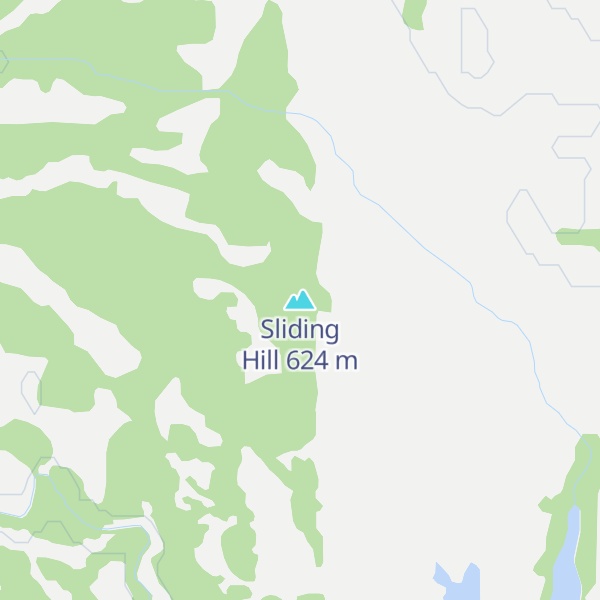 Map of Sliding Hill