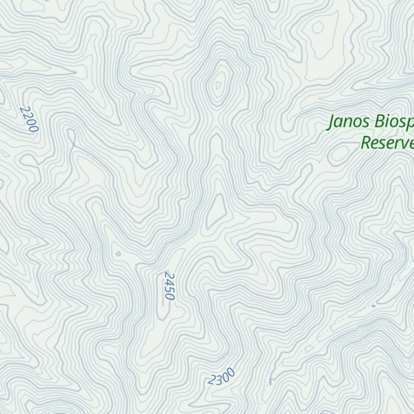 Map of Cerro La Bola