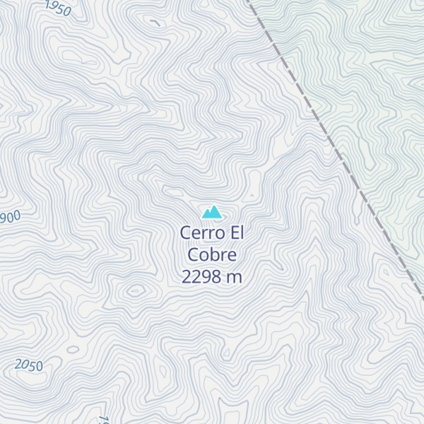 Map of Cerro El Cobre