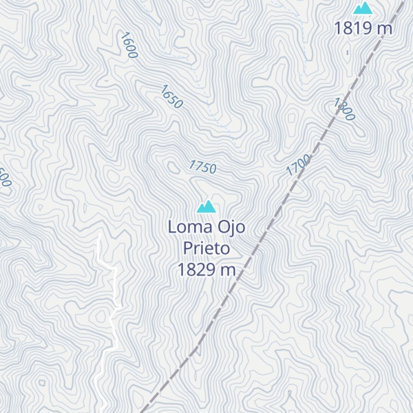 Map of Loma Ojo Prieto