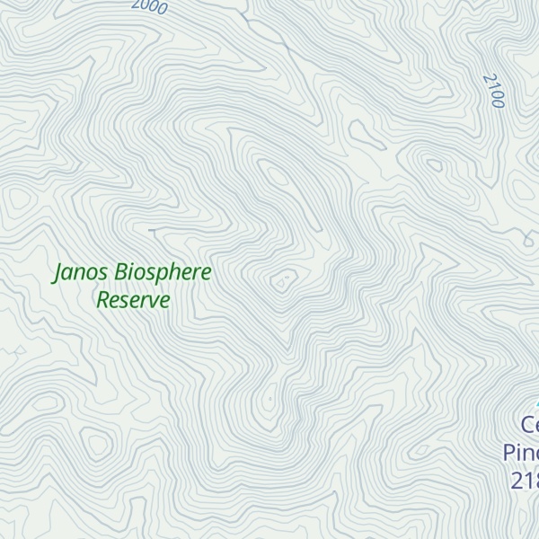 Map of Cerro El Baje
