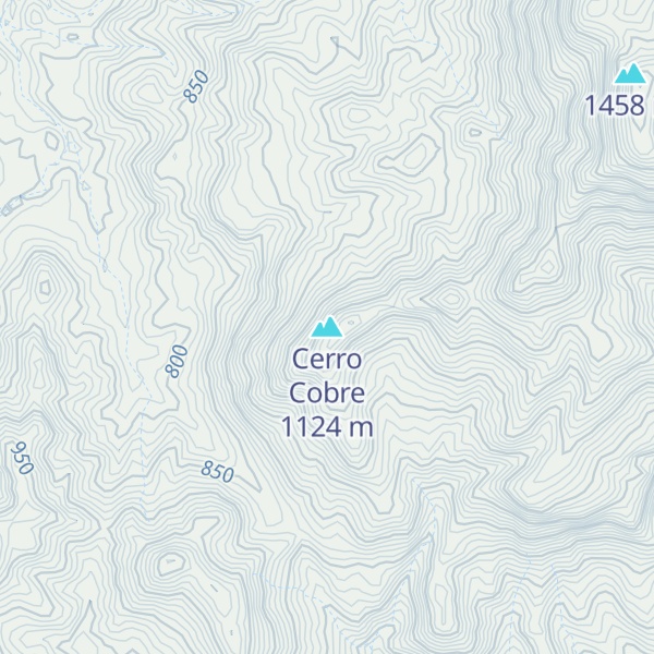 Map of Cerro Cobre