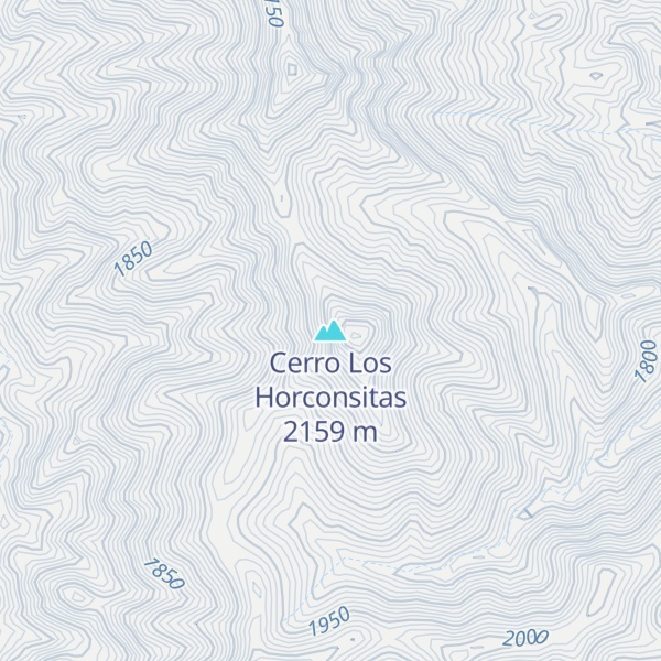 Map of Cerro Los Horconsitas