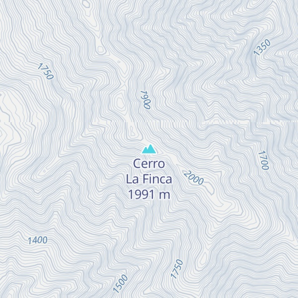 Map of Cerro La Finca