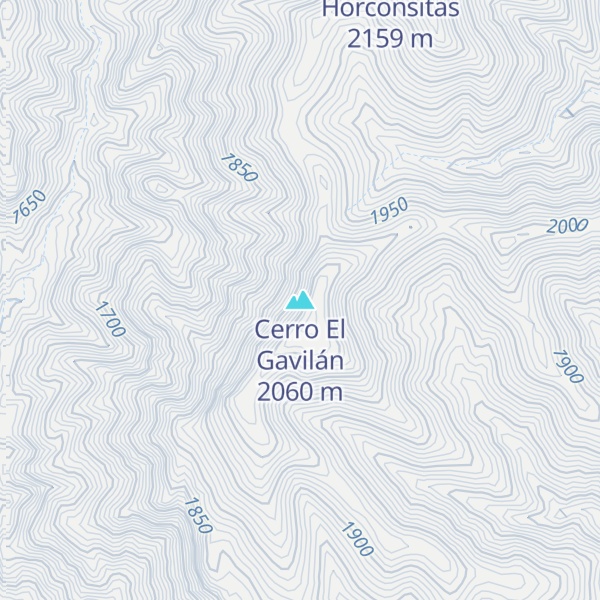 Map of Cerro El Gavilán