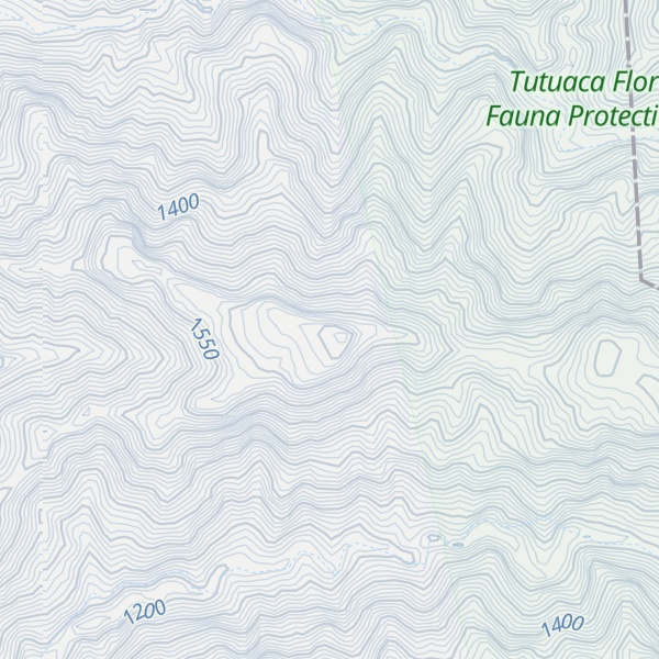 Map of Cerro Las Broncas