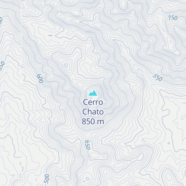 Map of Cerro Chato