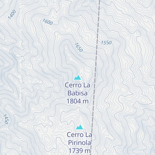 Map of Cerro La Babisa