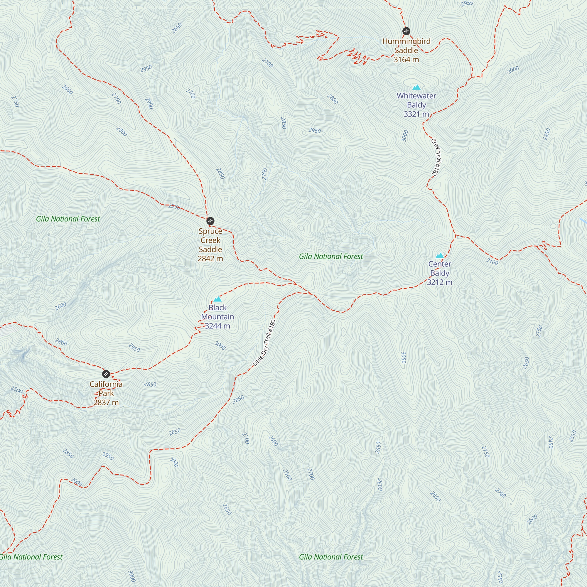Apache Cabin map