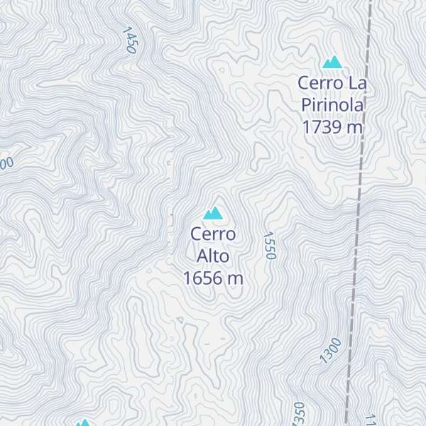 Map of Cerro Alto