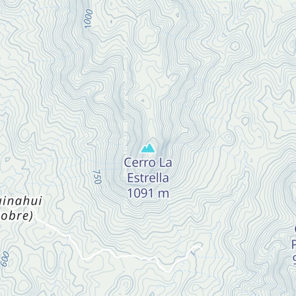 Map of Cerro La Estrella
