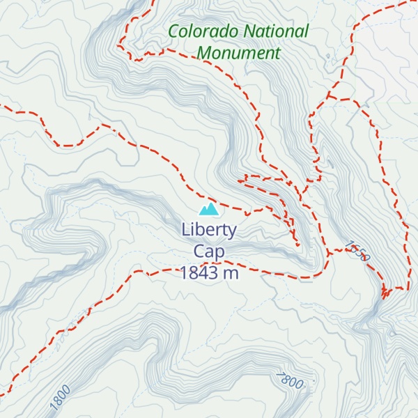 Map of Liberty Cap