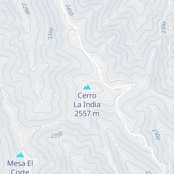 Map of Cerro La India