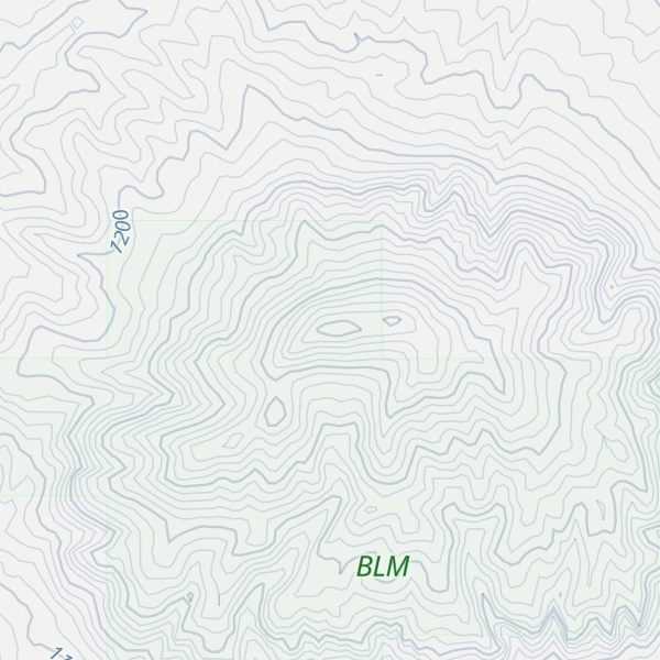 Map of Thornhill Butte