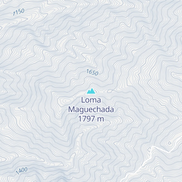 Map of Loma Maguechada