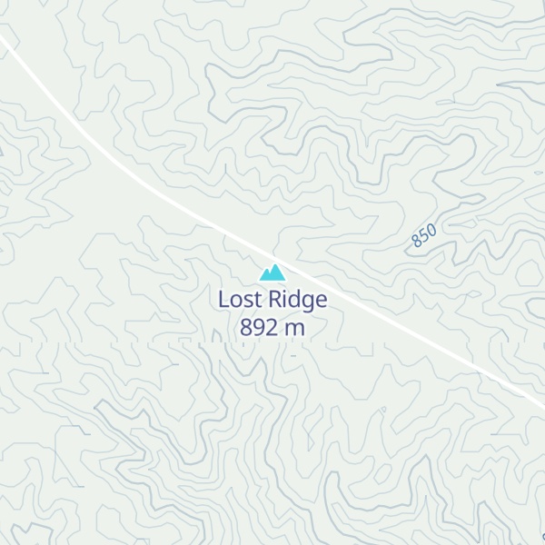 Map of Lost Ridge