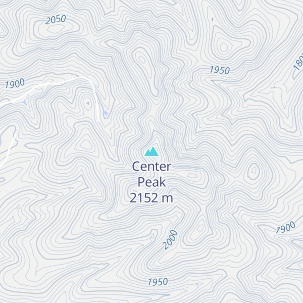 Map of Center Peak